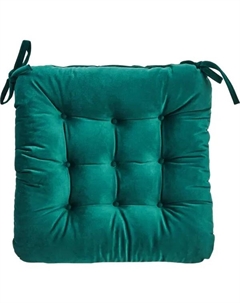 Подушка на сиденье «Exotic 1» 40x36 см цвет зеленый Linen way