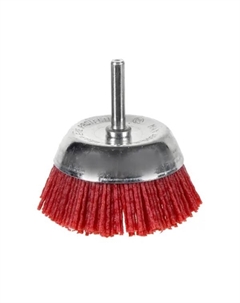 Щетка для дрели чашечная 75 мягкая нейлоновая Dexter