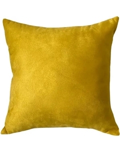 Подушка Manchester 40x40 см цвет желтый Yellow Inspire
