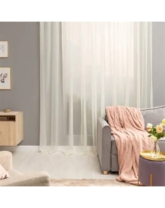 Тюль на ленте Polyone 500x280 см цвет экрю Cream 5 Inspire