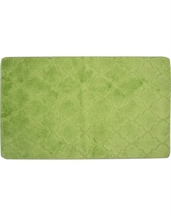 Коврик для ванной Bath Plus Лана 70x120 см цвет зелёный Bath plus