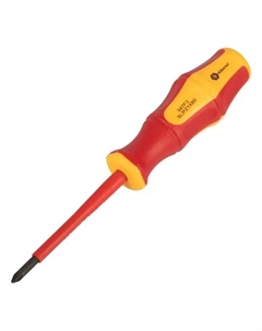 Отвертка диэлектрическая 799-727 FL/PZ1x80 мм Кобальт