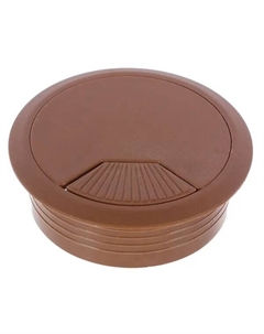 Заглушка кабель-канала d60 мм пластик цвет светло-коричневый Jet