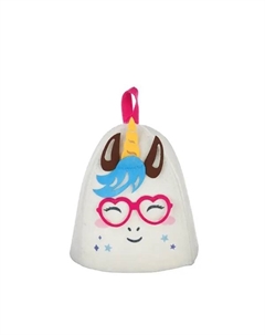 Шапка для бани детская Банный Клуб Единорог войлок цвет белый Банный клуб