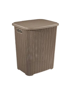 Корзина для белья Виолет Вязь цвет шоколад Violet
