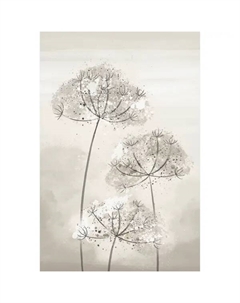 Картина на холсте Полевые зонты 40x60 см Постер-лайн