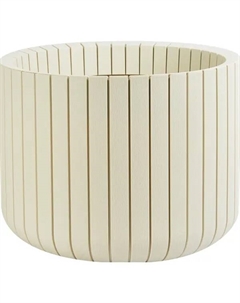 Кашпо Шато ø38 h30 см v29 л полипропилен белый Idea