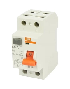 УЗО ВД1-63 2P 40 A 100 мА 4.5 кА AC SQ0203-0011 Tdm еlectric