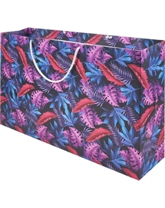 Пакет подарочный Яркие эмоции 55x37 см цвет сиреневый Симфония