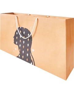 Пакет подарочный Отражение 55x37 см цвет оранжевый Симфония