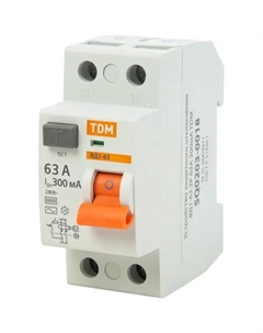 УЗО ВД1-63 2P 63 A 300 мА 4.5 кА AC SQ0203-0018 Tdm еlectric