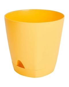Горшок цветочный Amsterdam ø11 h10.7 см v0.65 л пластик спелая груша Ingreen