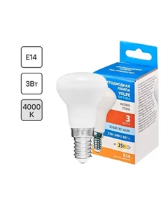 Лампа светодиодная E14 220-240 В 3 Вт гриб матовая 400 лм нейтральный белый свет Volpe