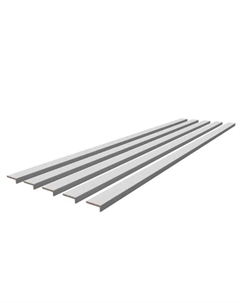 Наличник телескопический Дэлия/Стелла 2150x70x8 мм эмаль цвет белый (комплект 5 шт.) Verda