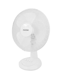 Вентилятор настольный MT-40W 40 Вт 34 см цвет белый Monlan