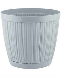 Горшок цветочный Barcelona ø27 h24.3 см v9.6 л пластик утренний туман Ingreen