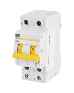 Выключатель-разъединитель трехпозиционный ВРТ-63 2P 63 А Iek