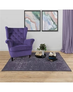 Ковер полиамид Сити Джела 9119 140x200 см цвет фиолетовый Нева тафт