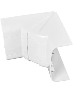 Угол внутренний для кабель-канала 110x50 мм цвет белый Кэаз