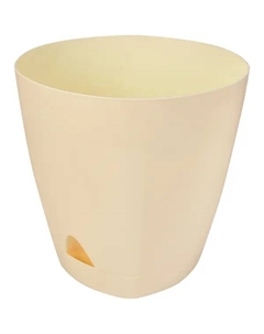 Горшок цветочный Amsterdam ø25 h24.4 см v8 л пластик сливочный Ingreen