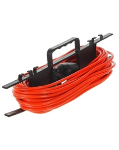 Удлинитель-шнур на рамке 1 розетка с заземлением 3x1.5 мм 20 м цвет оранжевый Skybeam