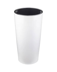 Кашпо Пилар ø39 h76 см v23 л пластик белый Idea