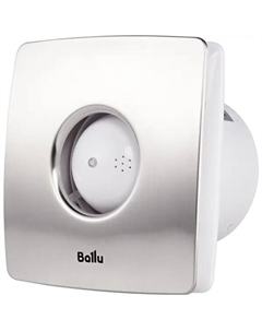 Вентилятор осевой вытяжной BAFS-100 D100 мм 33 дБ 70 м3/ч цвет серебристый Ballu