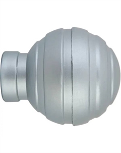 Наконечник Клубок, металл, цвет серебро, 5.2 см Orbis