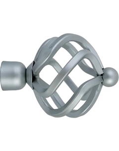 Наконечник Глобус, металл, цвет серебро, 10 см Orbis