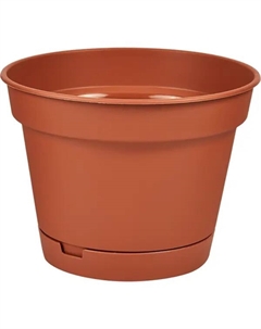 Горшок цветочный Mint ø150 h11.3 см v1.2 л пластик терракотовый Homwer