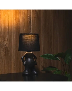 Настольная лампа декоративная Человечек цвет черный Rexant