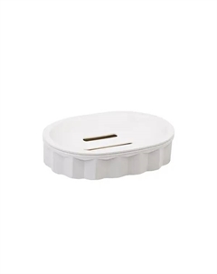 Мыльница Fixsen Diamond White FX-461-4 пластик цвет белый