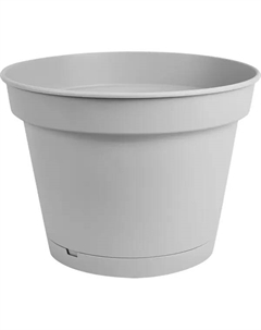 Горшок цветочный Mint ø310 h22.7 см v10.7 л пластик серый Homwer