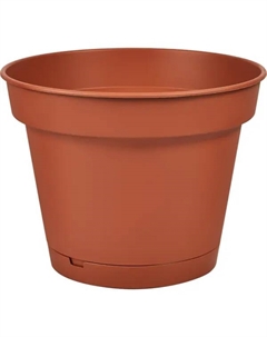 Горшок цветочный Mint ø240 h18.4 см v5 л пластик терракотовый Homwer