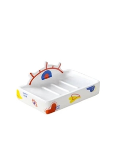 Мыльница Primanova Smile DR-81201 керамика цвет мультиколор