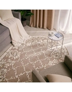 Ковер вискоза Genova 262/652590 160x230 см овальный цвет бежевый Ragolle