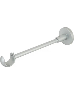 Держатель открытый однорядный металл цвет серебро 2 см Orbis