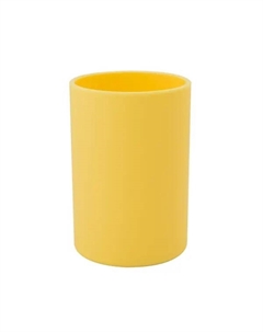 Стакан для зубных щеток Bland пластик цвет желтый Swensa