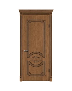 Дверь межкомнатная глухая с замком и петлями в комплекте Милана 60x200 см ламинация ПВХ цвет дуб аурум Vfd
