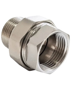 Сгон прямой американка 1"x1" ВР-НР латунь Valfex