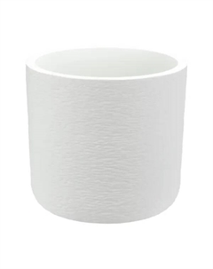Кашпо для цветов Сланец ø28 см v9.5 л пластик белый Idea