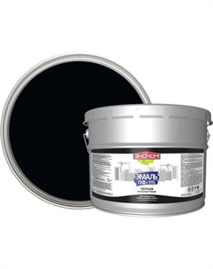 Эмаль ПФ-115 Л цвет черный 9 кг Эконом
