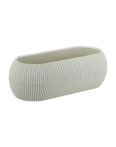 Кашпо для цветов Пиканто ø11.5x28x9 см v1.3 л пластик белый Idea