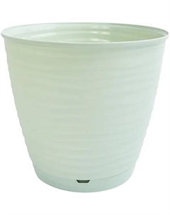 Горшок цветочный Saffron ø26.7 h24.5 см v9.1 л пластик светло-зеленый Homwer