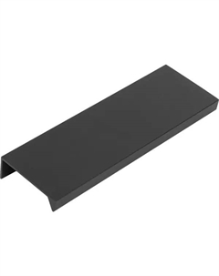 Мебельная ручка-профиль черная 96 мм Jet