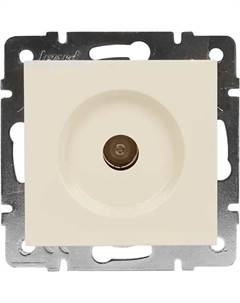 Розетка телевизионная оконечная Vesna цвет кремовый Lezard
