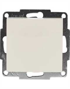 Выключатель Vesna цвет жемчужный белый перламутровый Lezard