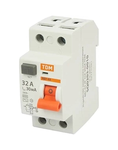 УЗО ВД1-63 2P 32 A 30 мА 4.5 кА AC SQ0203-0010 Tdm еlectric