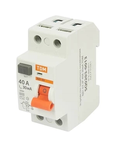 УЗО ВД1-63 2P 40 A 30 мА 4.5 кА AC SQ0203-0013 Tdm еlectric