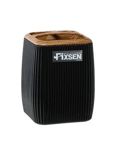 Стакан Fixsen Black Wood черный пластик